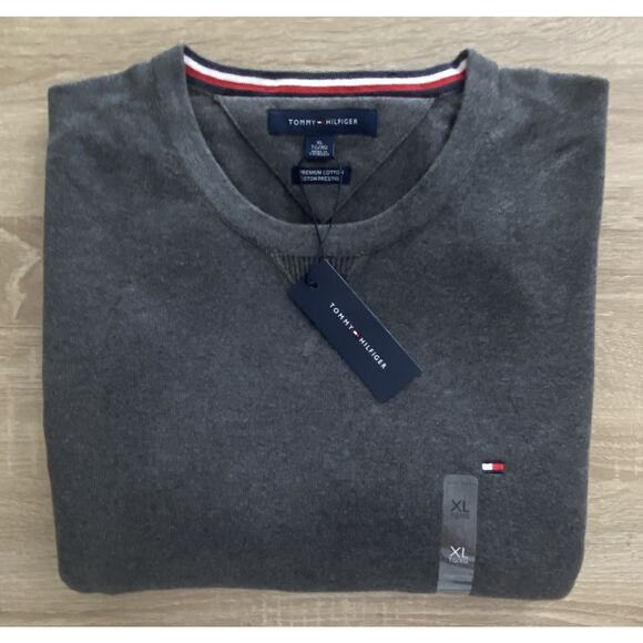 Tommy Hilfiger Other - Tommy Hilfiger Men's XL Crew Neck Sweater Premium Cotton Long Sleeve NEW